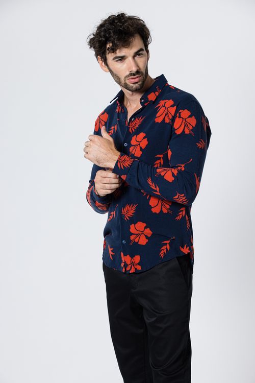Camisa Ml Akim Noche