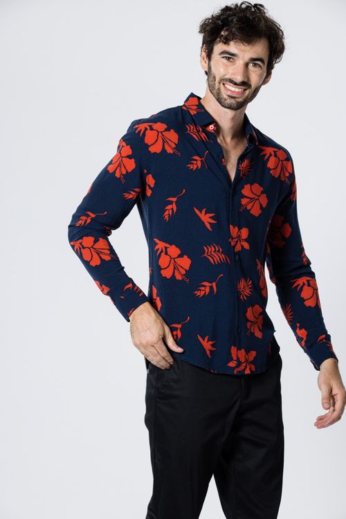Camisa Ml Akim Noche