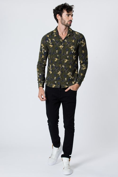 Camisa Ml Alari Verde Militar