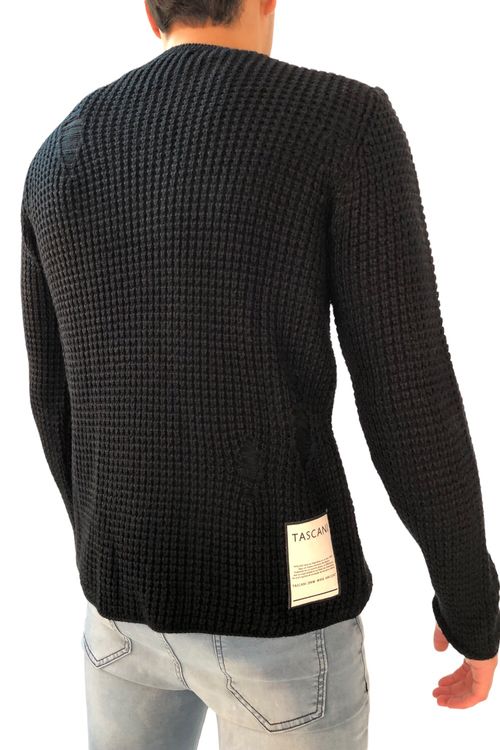 Sweater Damero Negro