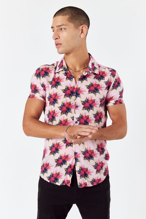 Camisa Mc Onore Rosa