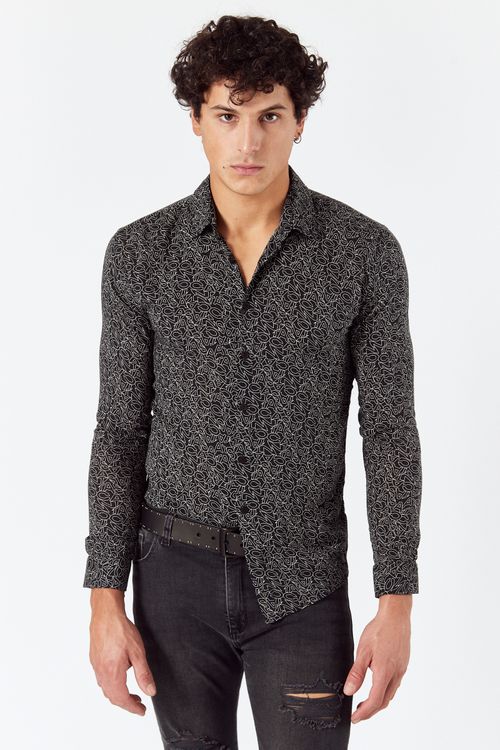 Camisa Ml Alvaro Negro
