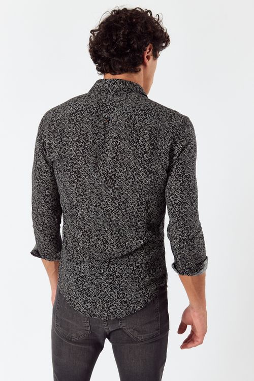 Camisa Ml Alvaro Negro