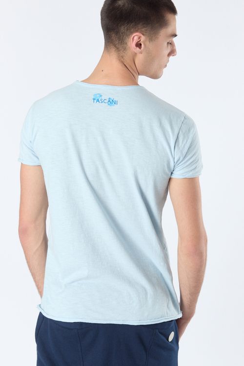 Remera Bossin Celeste