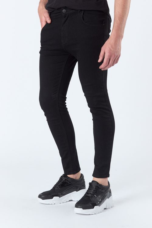 Jean Skinny Track Negro
