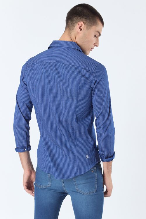 Camisa Ml Adarve Azul