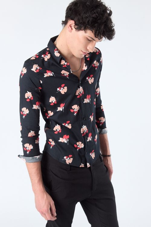 Camisa Ml Araoz Negro