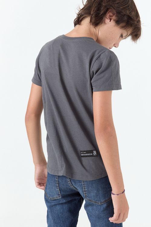 Remera Mc Y-Boyal Gris Topo