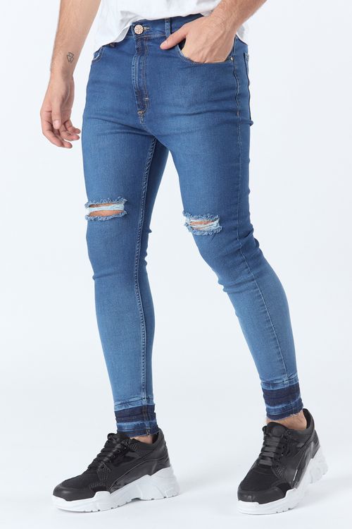 Jean Straight Tadasho Azul Medio