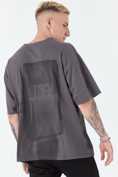 Remera Baina Gris Topo