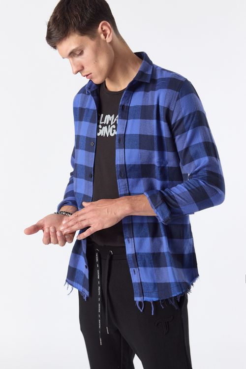 Camisa Ml Anita Azul