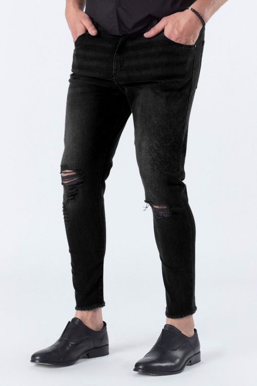 Jean Skinny Type Negro