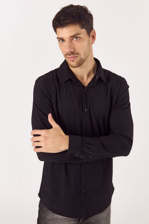 Camisa Ml After Negro