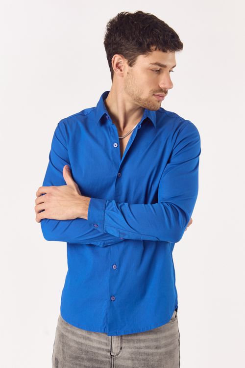 Camisas Ml April Azul Francia