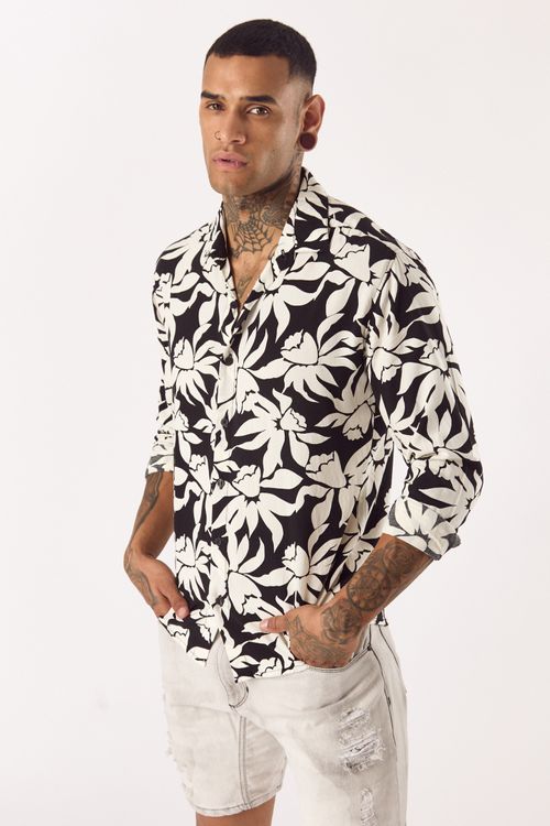 Camisa ML Aster Negro