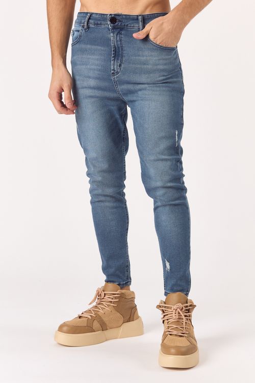 Jean Straight Tolox Azul Medio