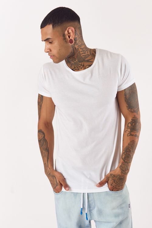 Remera Mc Brown Blanco