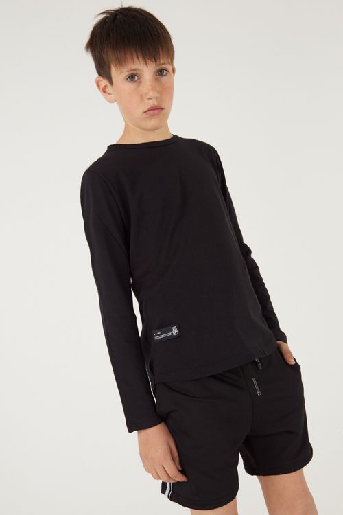 Remera Ml Y-Mecha Negro