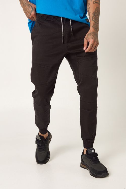 Pantalon Panda Negro