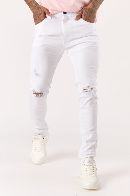 Jean Slim Tongue Blanco