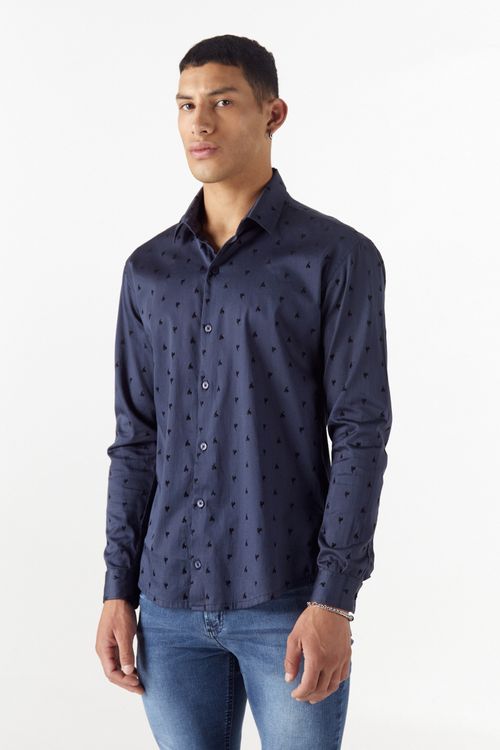 Camisas Ml Atrix Azul