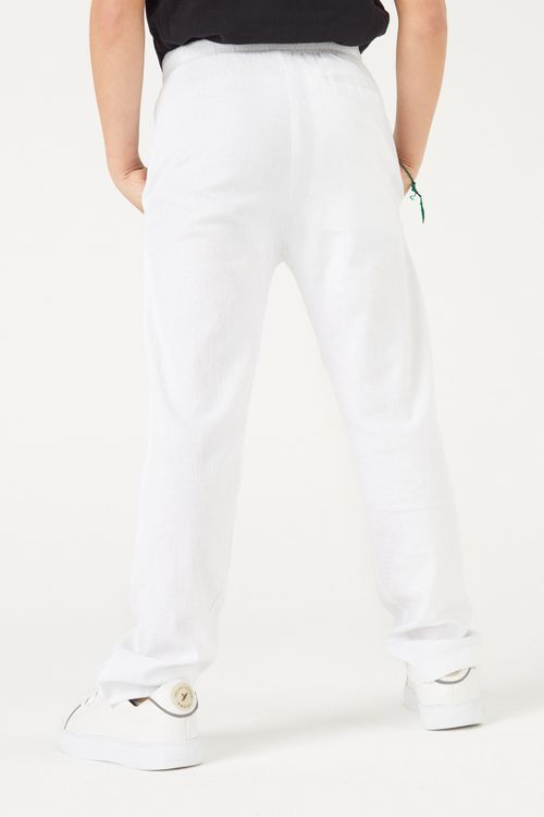 Pantalon Lino Y- Pessi Blanco