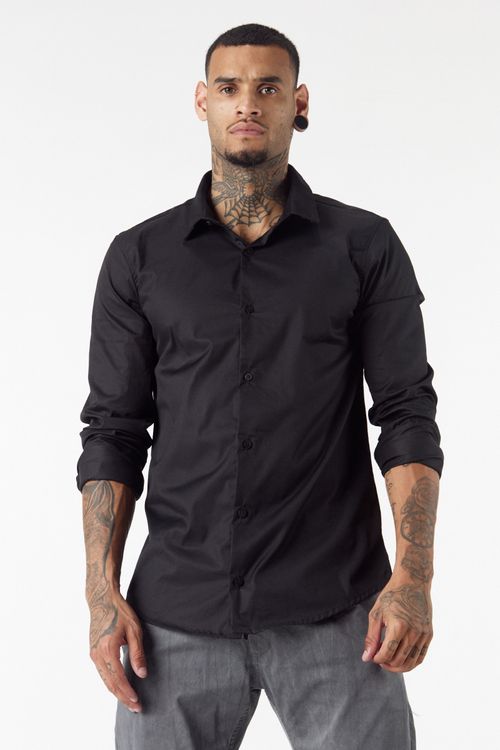 Camisa Ml Allan Negro