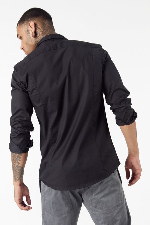 Camisa Ml Allan Negro