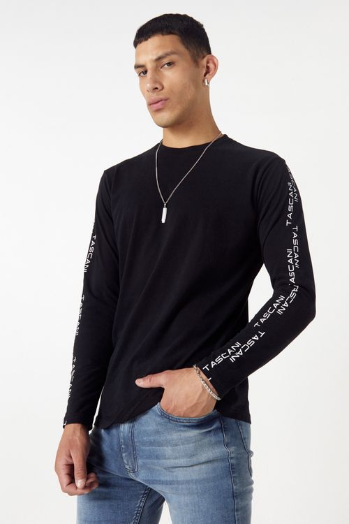 Remera Ml Manivela Negro