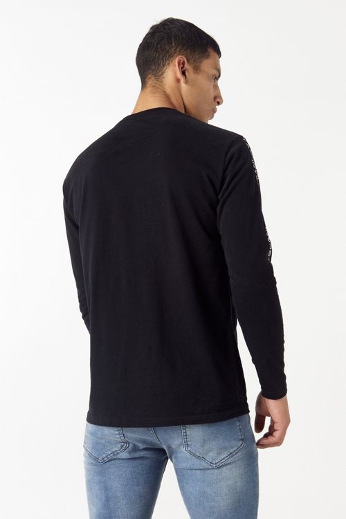 Remera Ml Manivela Negro