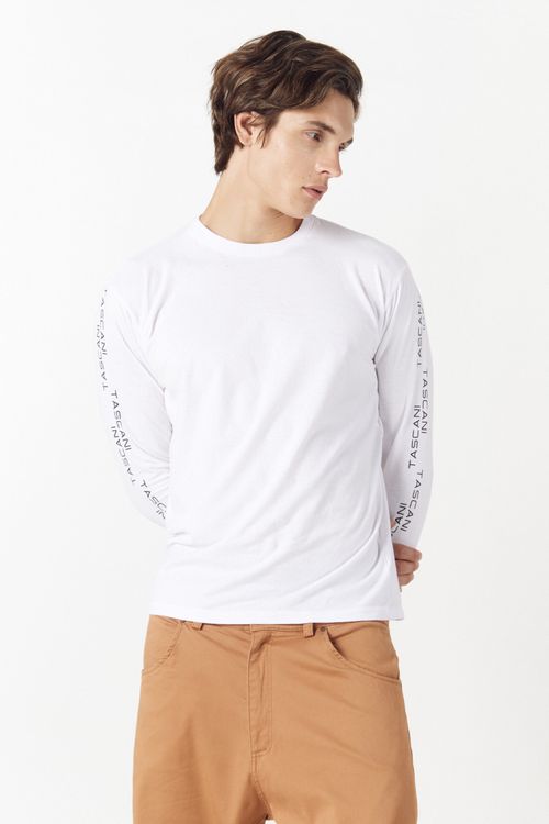 Remera Ml Manivela Blanco