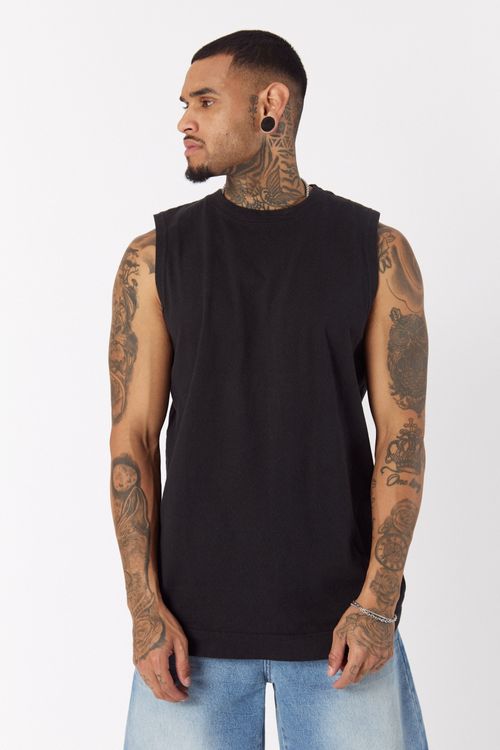 Remera Sm Fresko Negro