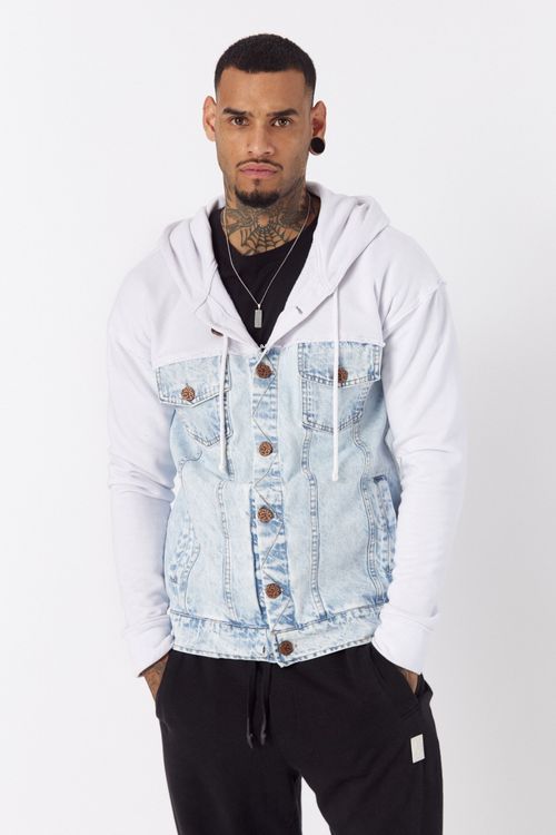 Campera Redes Celeste