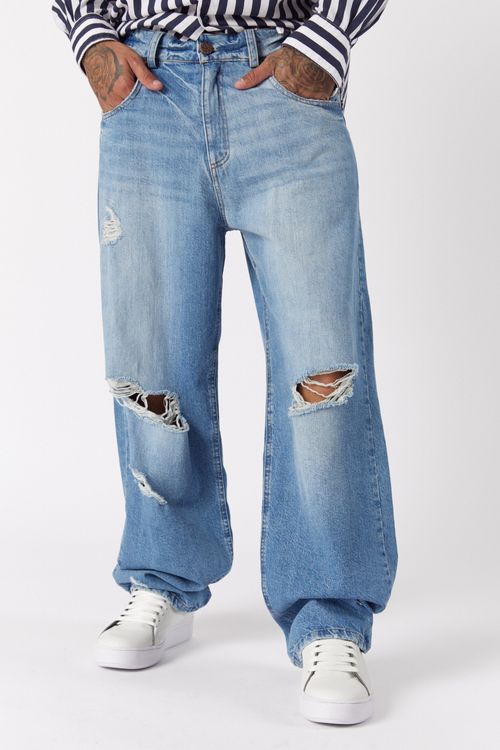 Jean Super Wide Tasty Azul