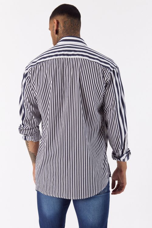 Camisa Ml Arakaki Azul