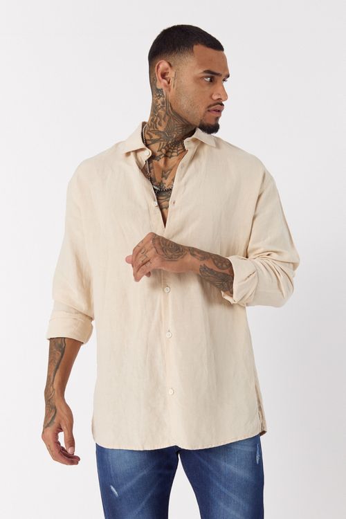 Camisa Lino Ml Atul Arena