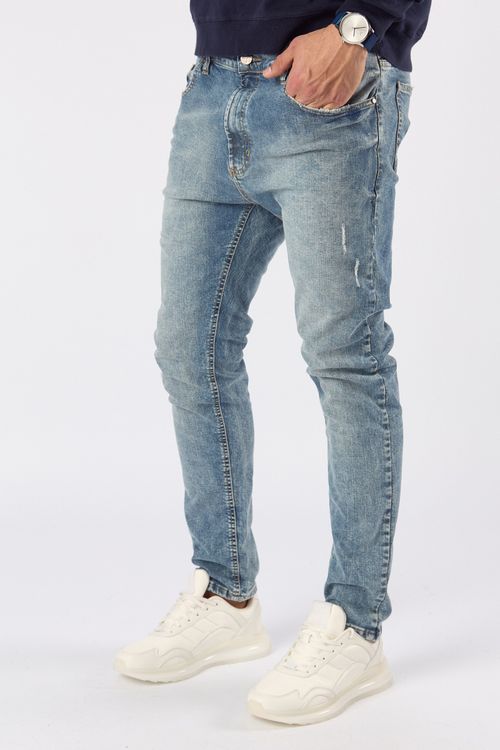 Jean Skinny Taragonia Azul Medio