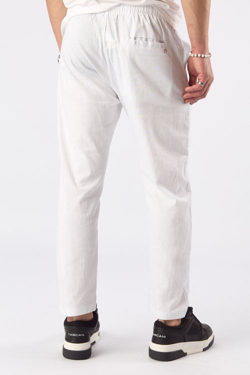 Pantalon Lino Pessi Blanco