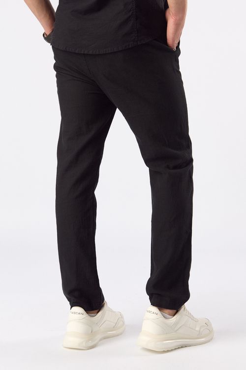 Pantalon Lino Peze Negro