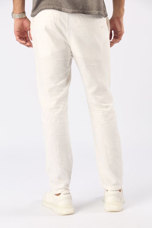 Pantalon Lino Peze Blanco
