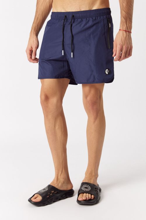 Short Kalez Destails Opening Azul