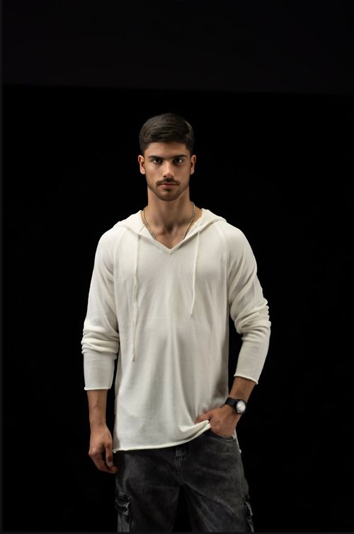 Sweater Lino Dionisio Blanco
