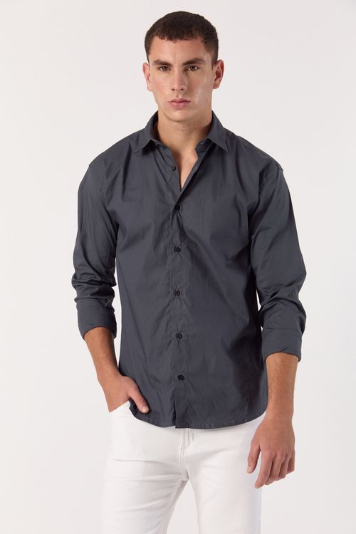 Camisa Ml Antica Gris