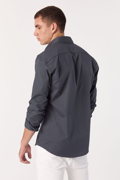 Camisa Ml Antica Gris