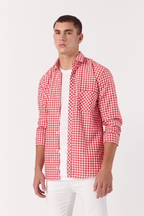 Camisa Ml Atura Rojo