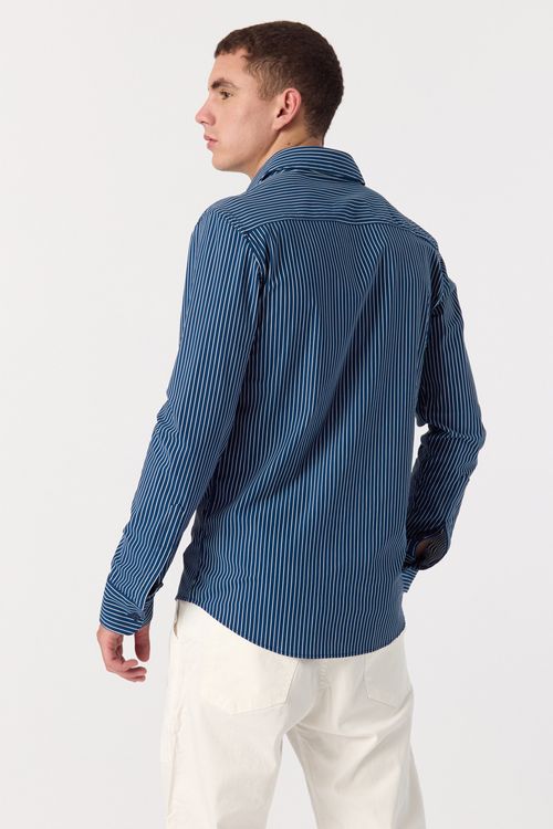 Camisas Ml Aurora Azul