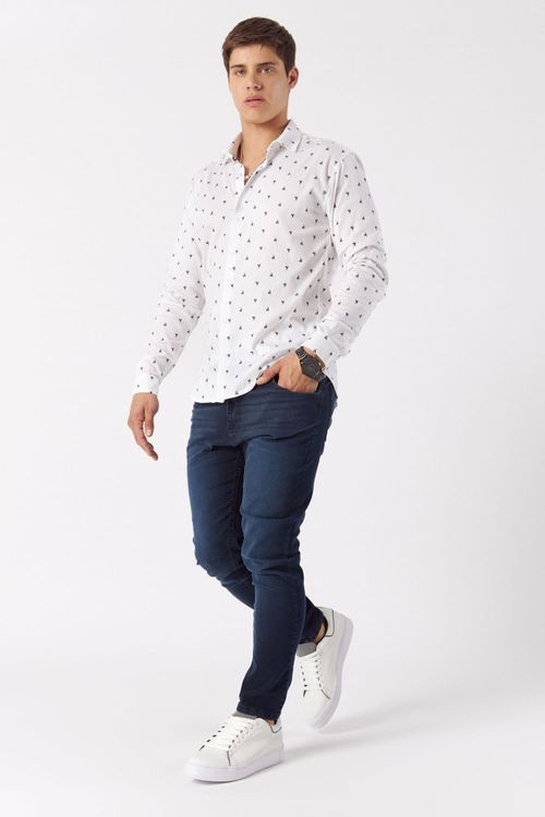 Camisas Ml Atrix Blanco