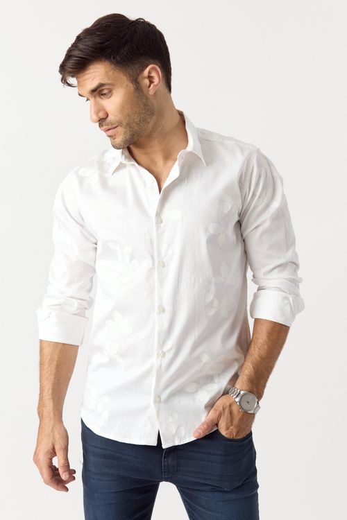 Camisa Ml Anisa Blanco