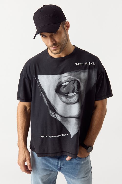 Remera Mc Bieber Negro