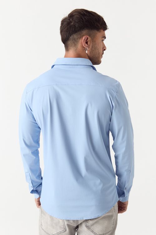 Camisa Ml Antong Celeste